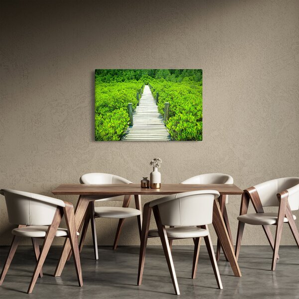 Obraz - drevený chodník (90x60 cm)