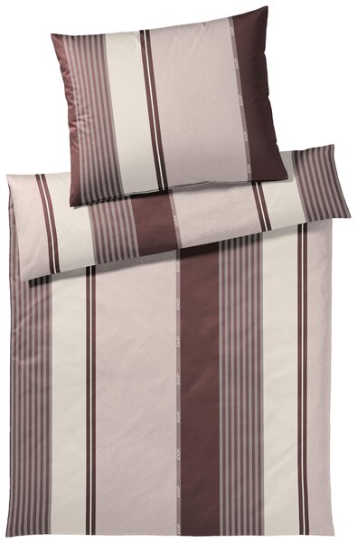 OBOJSTRANNÁ POSTEĽNÁ BIELIZEŇ, makosatén, červená, 140/200 cm Elegante - Obliečky & plachty
