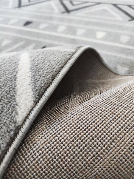 Berfin Dywany, Kusový koberec Alfa New 7207 Grey, 120x180, šedá, obývacia izba