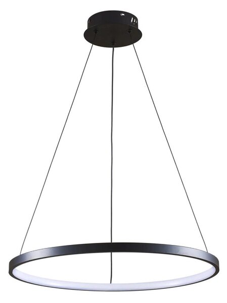 LED Luster na lanku LEA LED/20W/230V 4000K pr. 50 cm čierna