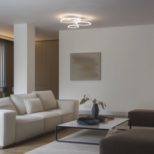 Brilagi - LED Stmievateľný prisadený luster ORBITS LED/40W/230V 3000-6500K biela + DO