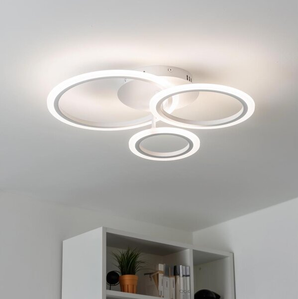Brilagi - LED Stmievateľný prisadený luster ORBITS LED/40W/230V 3000-6500K biela + DO