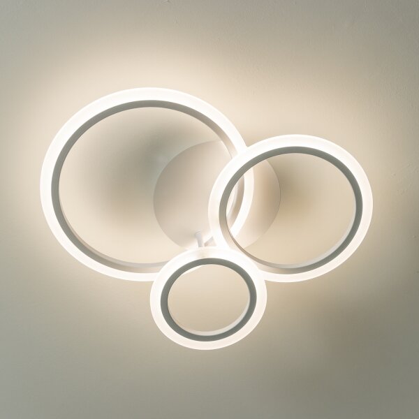 Brilagi - LED Stmievateľný prisadený luster ORBITS LED/40W/230V 3000-6500K biela + DO