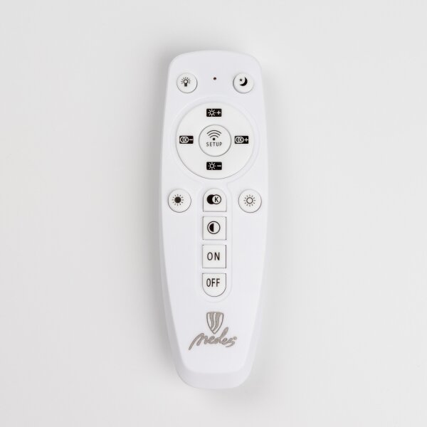 Brilagi - LED Stmievateľný prisadený luster TWIST LED/55W/230V 3000-6500K biela + DO