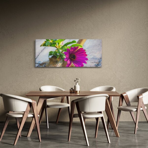Obraz rezanej kvetiny (120x50 cm)