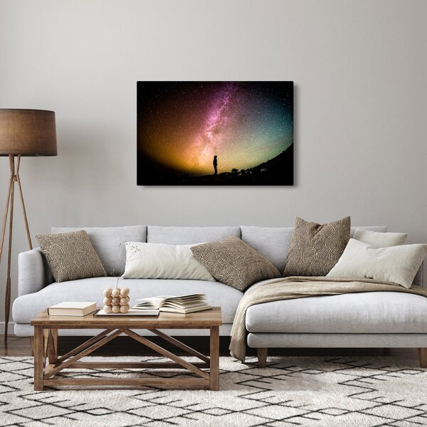 Obraz - obloha plná hviezd (90x60 cm)