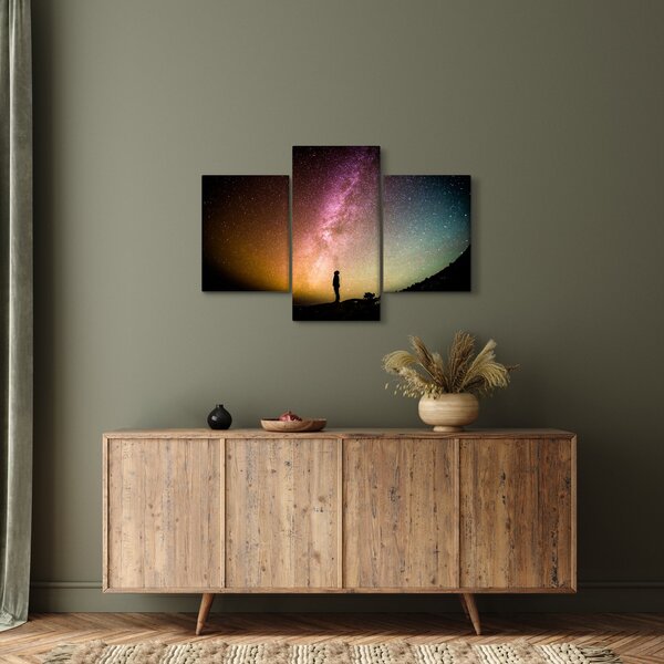 Obraz - obloha plná hviezd (90x60 cm)