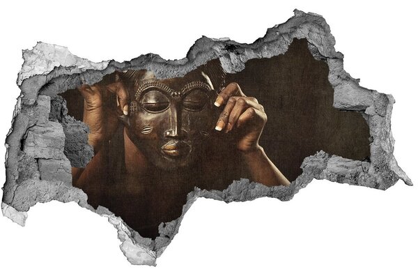 Diera 3D fototapeta na stenu Africké masky nd-b-77701423
