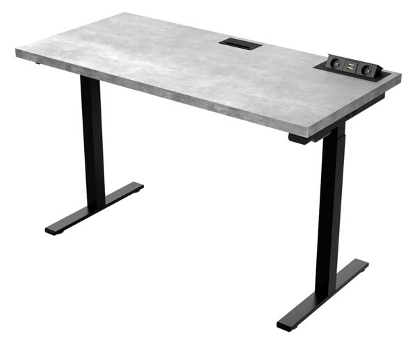 Polohovací stôl EXTREME, 135x76-125x65, beton