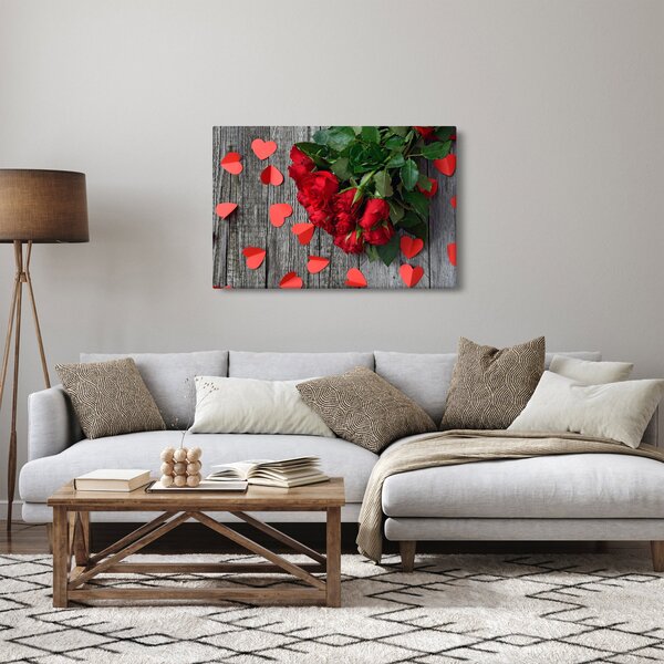 Obraz - kytica ruží (90x60 cm)