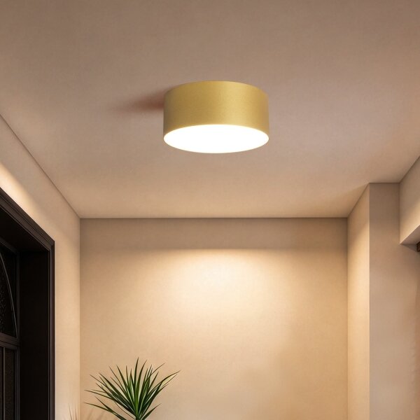 BRILAGI -LED Kúpeľňové stropné svietidlo FORIS LED/20W/230V priemer 15 cm zlatá IP44
