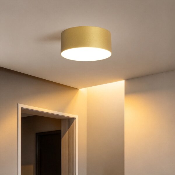 BRILAGI -LED Kúpeľňové stropné svietidlo FORIS LED/20W/230V priemer 15 cm zlatá IP44