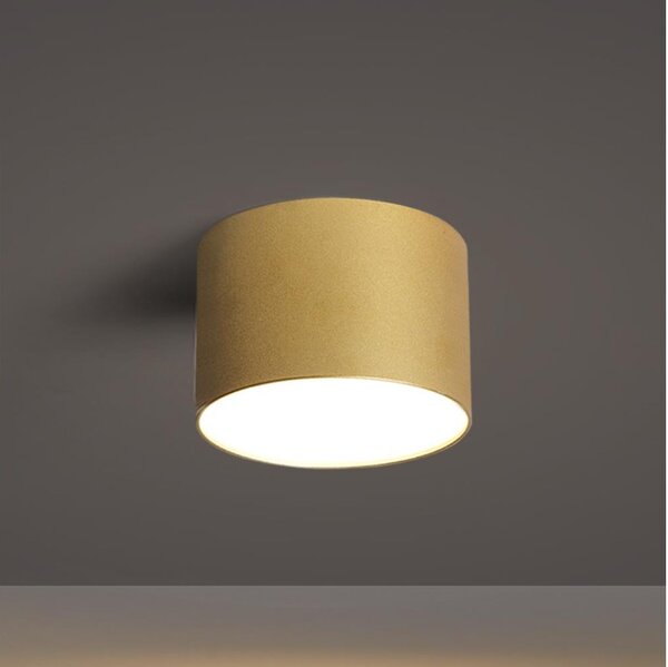 BRILAGI - Kúpeľňové stropné svietidlo FORIS LED/9W/230V pr. 9 cm zlaté IP44