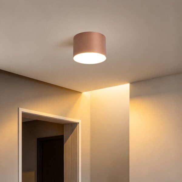 BRILAGI - Kúpeľňové stropné svietidlo FORIS LED/9W/230V priemer 9 cm bronzové IP44