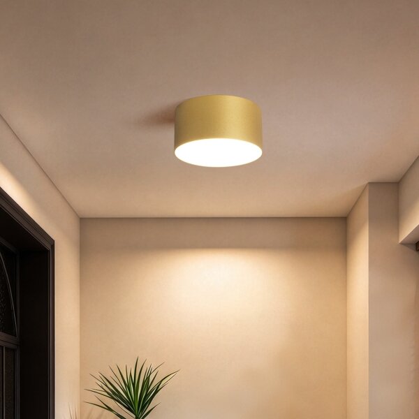 BRILAGI - LED Kúpeľňové stropné svietidlo FORIS LED/14W/230V priemer 12 cm zlaté IP4