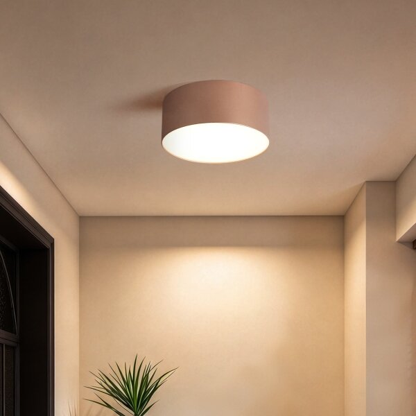 BRILAGI - Vonkajšie stropné svietidlo FORIS LED/20W/230V priemer 15 cm bronzové IP44
