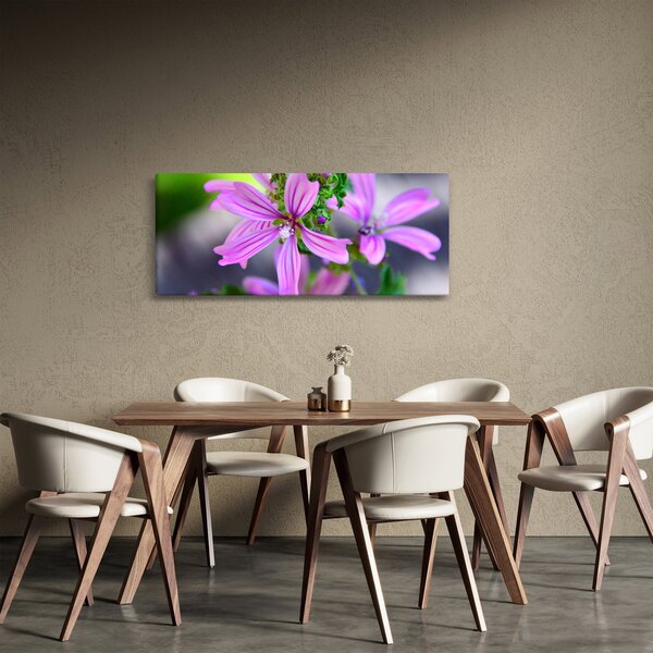 Detailný obraz kvetiny (120x50 cm)