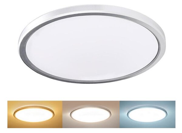Solight WO826-LED Kúpeľňové stropné svietidlo ACATE 24W/230V 3000/4000/6000K pr.29,3cm IP54