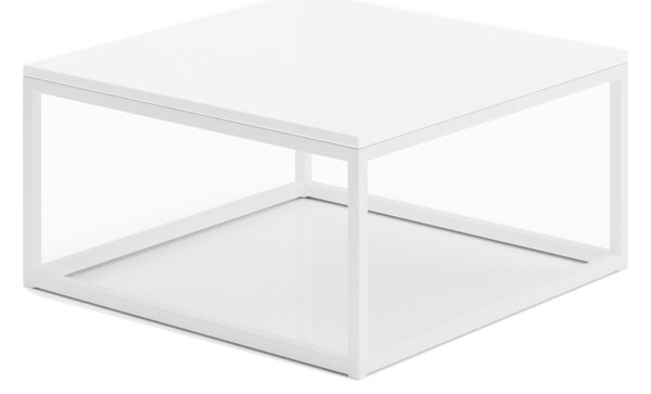 Konferenčný stolík BELTEN, 65x33x65, biela