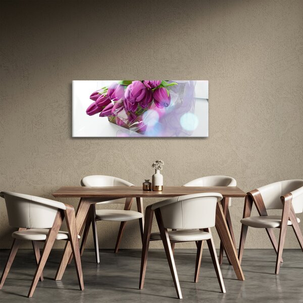 Obraz - kytice tulipánov (120x50 cm)