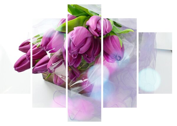 Obraz - kytice tulipánov (150x105 cm)