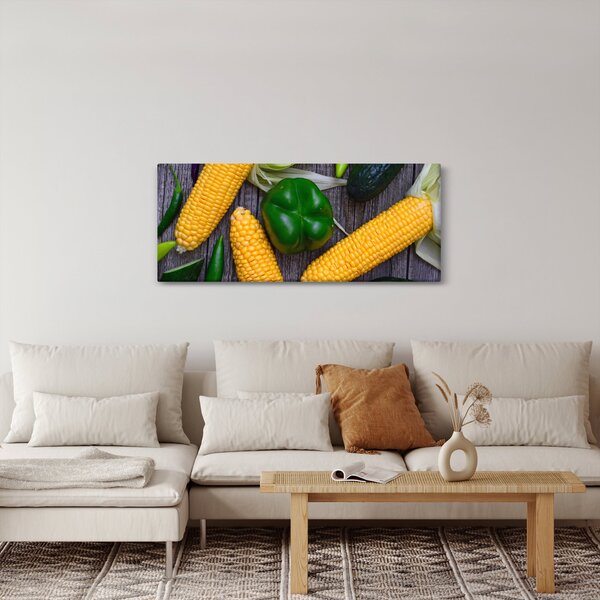 Obraz zeleniny (120x50 cm)