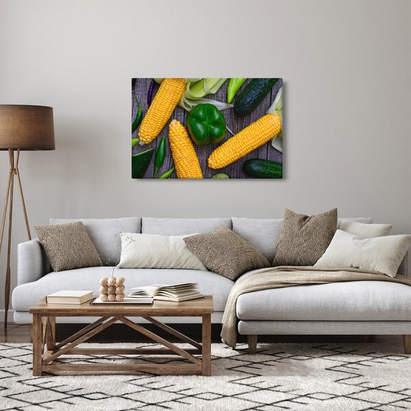 Obraz zeleniny (90x60 cm)