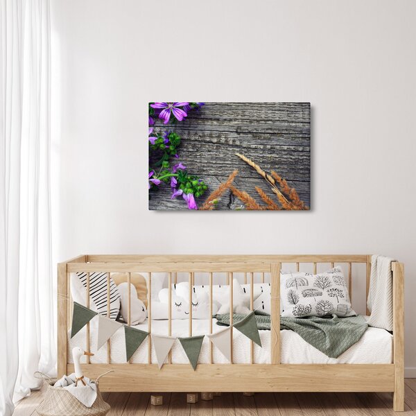 Obraz - lúčne kvety (90x60 cm)