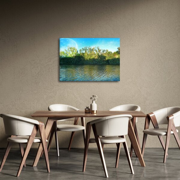 Obraz - jazero (70x50 cm)