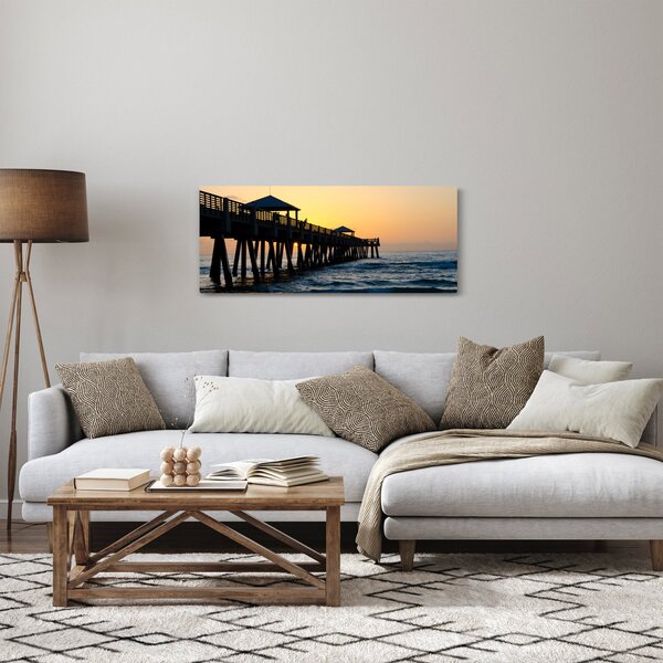 Obraz pláže (120x50 cm)