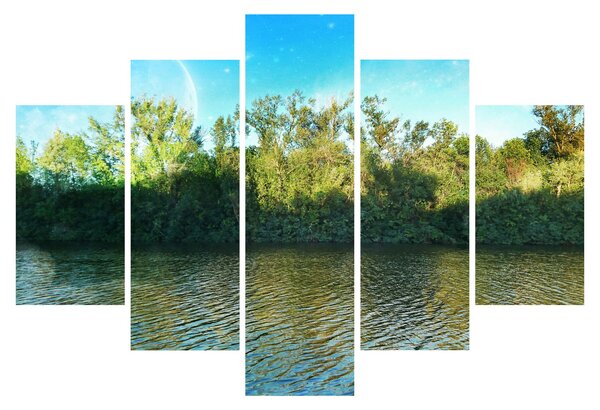Obraz - jazero (150x105 cm)