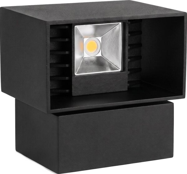 LED Vonkajšie nástenné svietidlo LED/6W/230V IP54 čierne