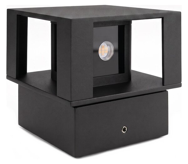 Vonkajšie nástenné LED svietidlo LED/12W/230V IP54 čierne
