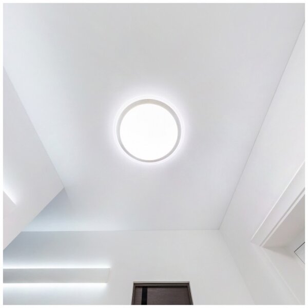 LED Kúpeľňové stropné svietidlo DEFENDER LED/12/18/24W/230V IP65 pr. 30 cm biela