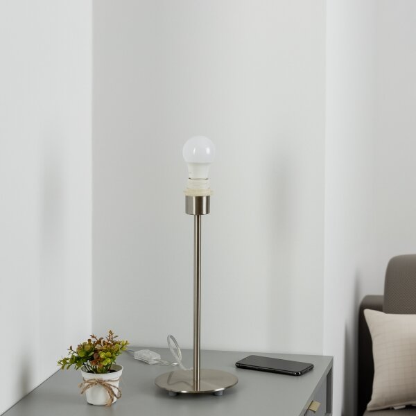 Brilagi - LED stolná lampa NUBILA 1xE27/60W/230V čierna