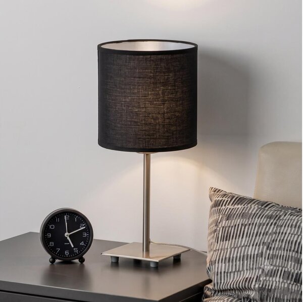 Brilagi - LED stolová lampa NUBILA 1xE27/60W/230V čierna