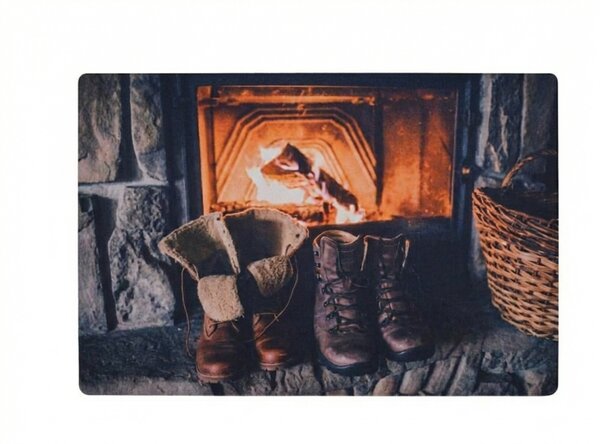 Vianočná rohožka RUSTIC WELCOME 38x58 cm - viac variantov Varianta: Topánky