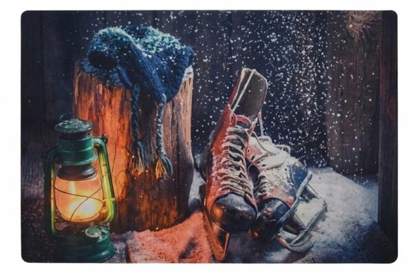 Vianočná rohožka RUSTIC WELCOME 38x58 cm - viac variantov Varianta: Topánky