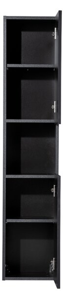 Vysoká skrinka do kúpeľne NOVA Black 80-03-2D