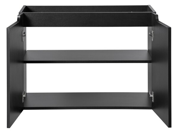 Skrinka pod umývadlo NOVA Black 82-80-2D | 80 cm s dvierkami