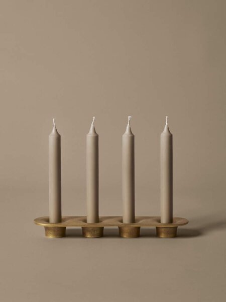 Ferm Living Svietnik Soothe 4, brass