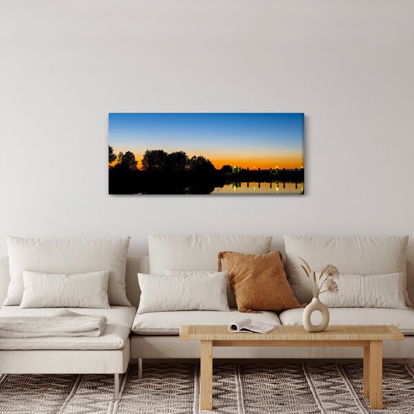 Obraz západu slnka (120x50 cm)