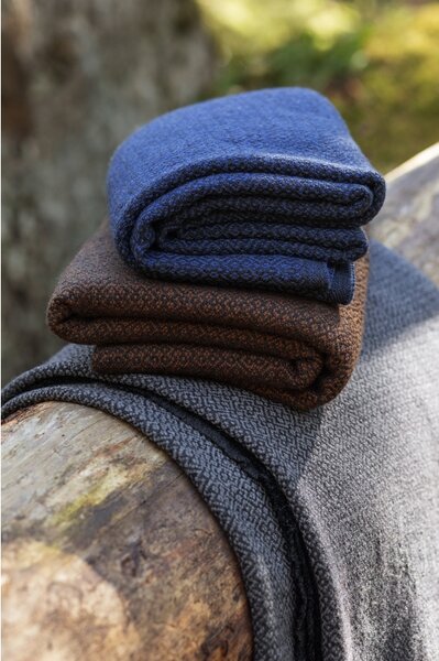Lapuan Kankurit Merino deka Koli 135x170, čierno-modrá