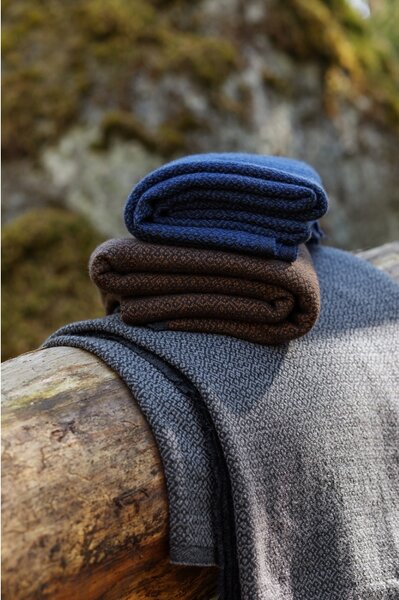 Lapuan Kankurit Merino deka Koli 135x170, čierno-modrá