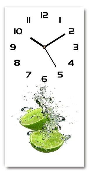 Moderné hodiny nástenné Limetky pl_zsp_30x60_f_74800352