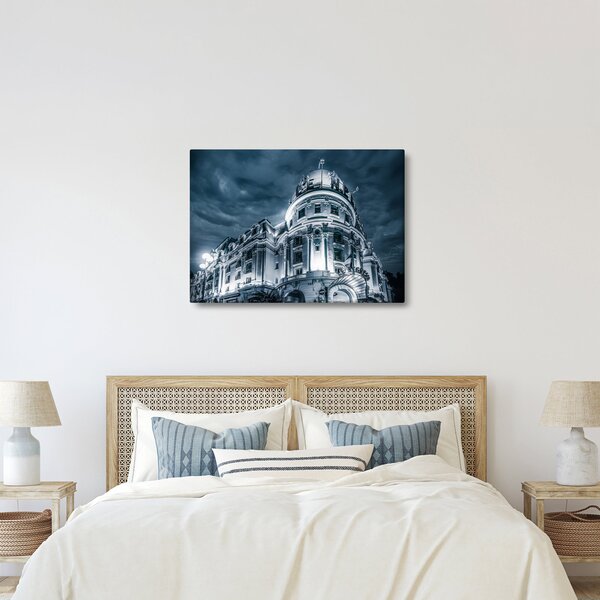Obraz architektúry v tme (70x50 cm)