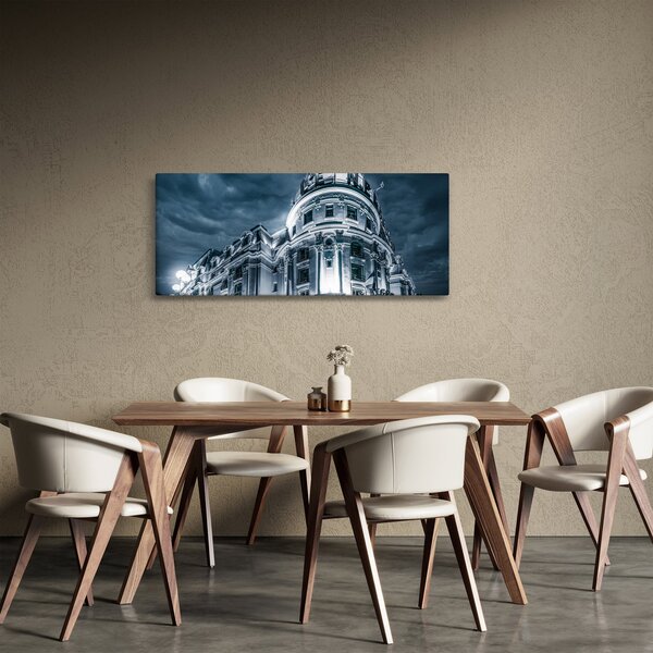 Obraz architektúry v tme (120x50 cm)