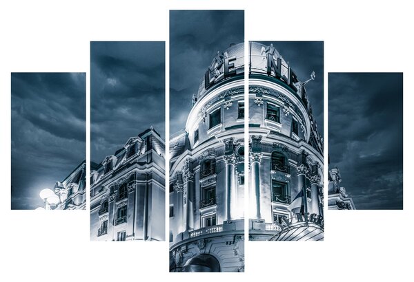 Obraz architektúry v tme (150x105 cm)