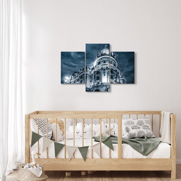 Obraz architektúry v tme (90x60 cm)
