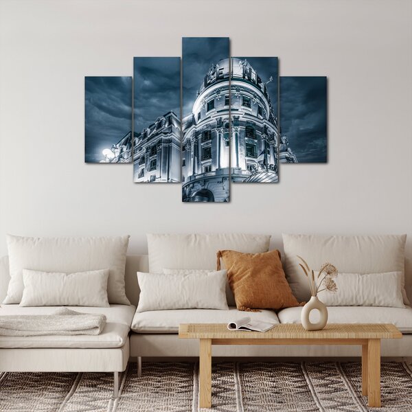 Obraz architektúry v tme (150x105 cm)